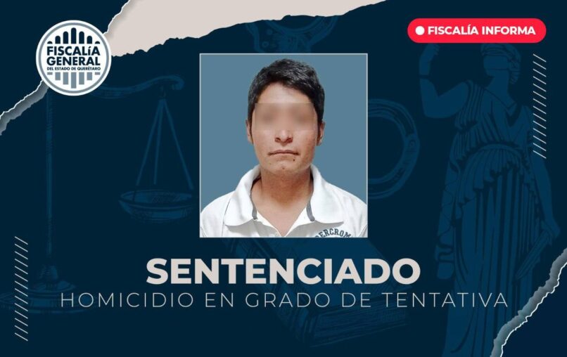 Obtiene FGE sentencia condenatoria por tentativa de homicidio en Ezequiel Montes