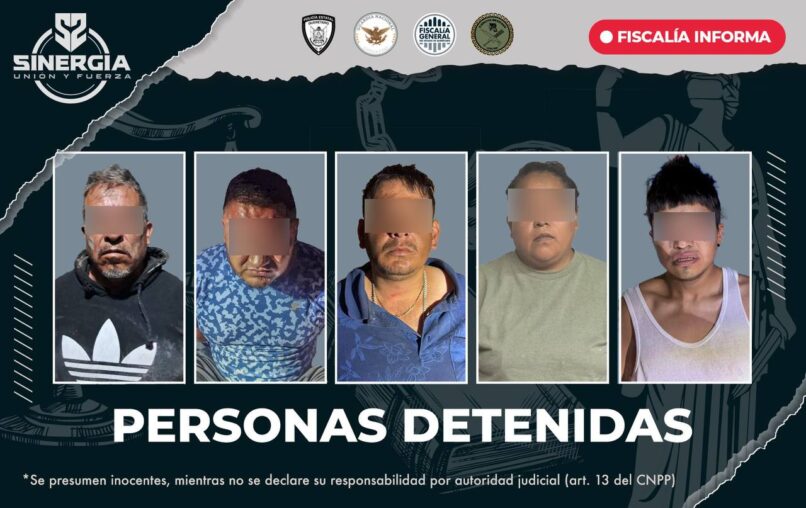 Nueva acción en Sinergia en Santa Rosa Jáuregui y otros puntos de la capital; hay 5 detenidos