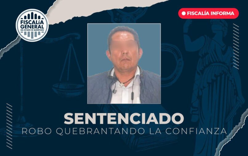 Sentenciado a más de 7 años de prisión por robo