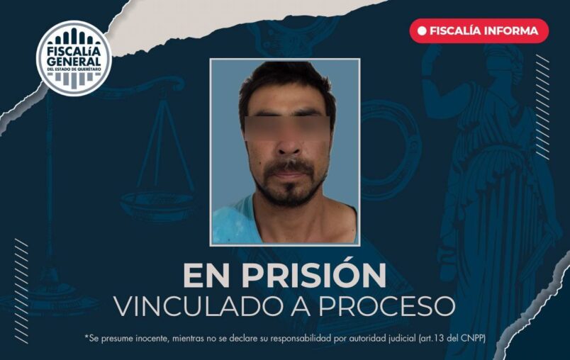 Obtiene FGE vinculación a proceso por homicidio calificado en Corregidora