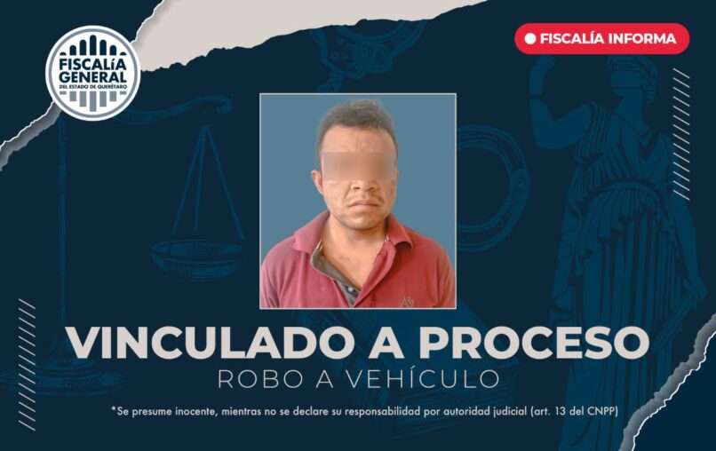 FGE obtiene vinculación a proceso por robo de autopartes en Tolimán