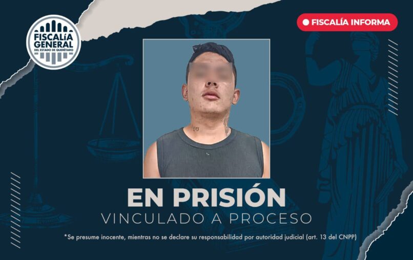Vinculado a proceso y en prisión por homicidio en Santa Rosa Jáuregui