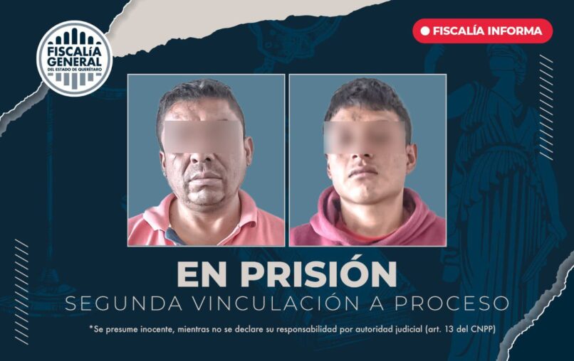 Acumulan vinculación a proceso 2 detenidos en Tequisquiapan