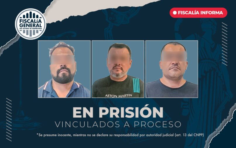 Detenidas y en prisión 3 personas por robo a cuentahabiente ocurrido en colonia Ensueño