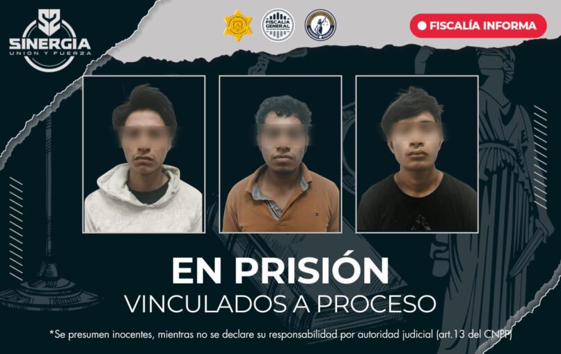 En prisión 3 imputados por privar de la vida a 2 personas en Santa Rosa Jáuregui