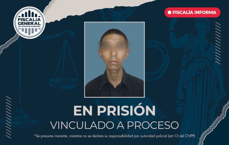 Vinculado a proceso y en prisión por robo calificado a negocio en Santa María Magdalena