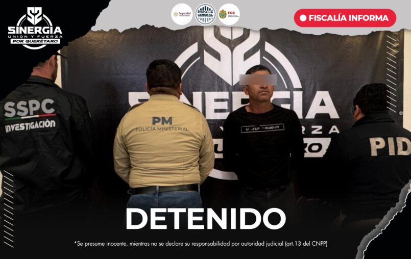 Sinergia permite la cumplimentación de una orden de aprehensión por homicidio calificado ocurrido en Veracruz. 