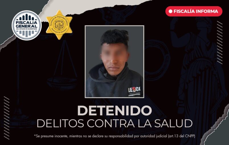 Detenido por orden de aprehensión por delitos contra la salud en San José el Alto