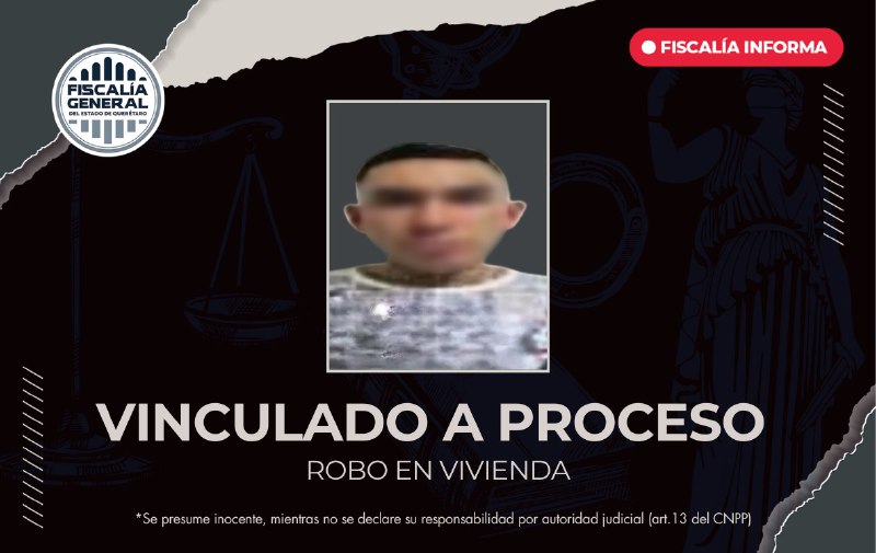 Vinculado a proceso por robo en vivienda de la colonia Felipe Carrillo Puerto