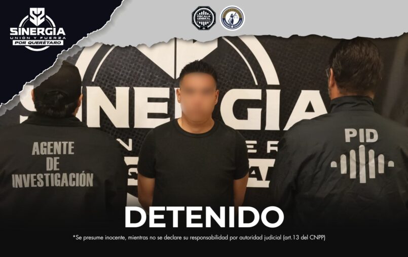 Sinergia cumplimenta orden de aprehensión por homicidio ocurrido en Guanajuato