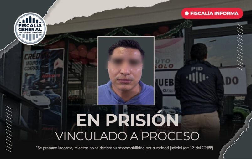 En prisión representante de financiera de vehículos por  fraude genérico maquinado