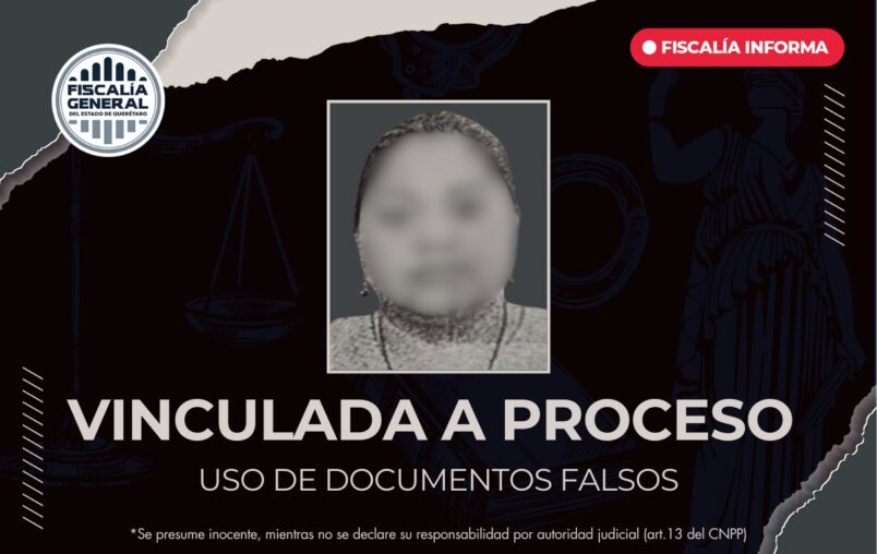 Vinculada a proceso por utilizar una credencial laboral falsificada