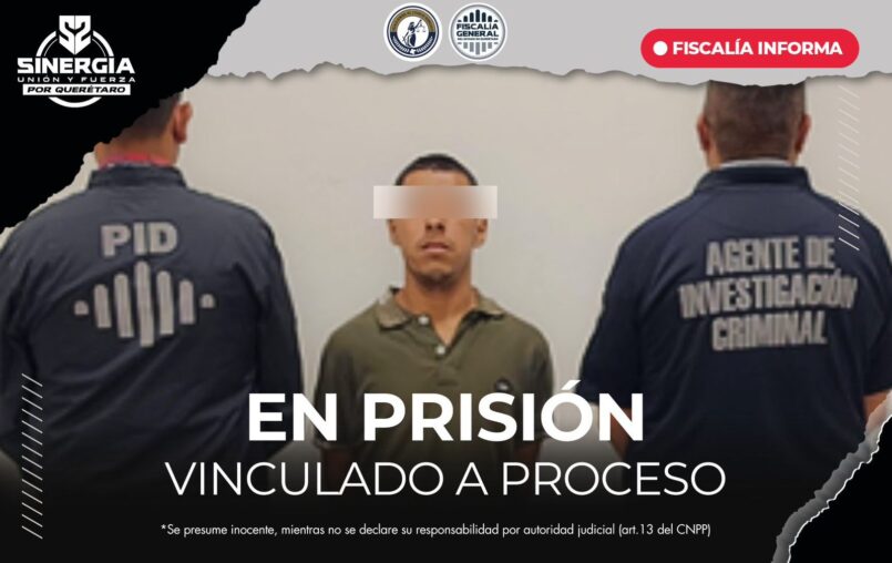 En Prisión por homicidio calificado ocurrido en la colonia El Salitre