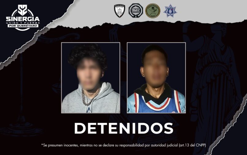 Sinergia por Querétaro realiza cateo en Colón y detiene a “El Chuy” y “Cris”, por delitos contra la salud