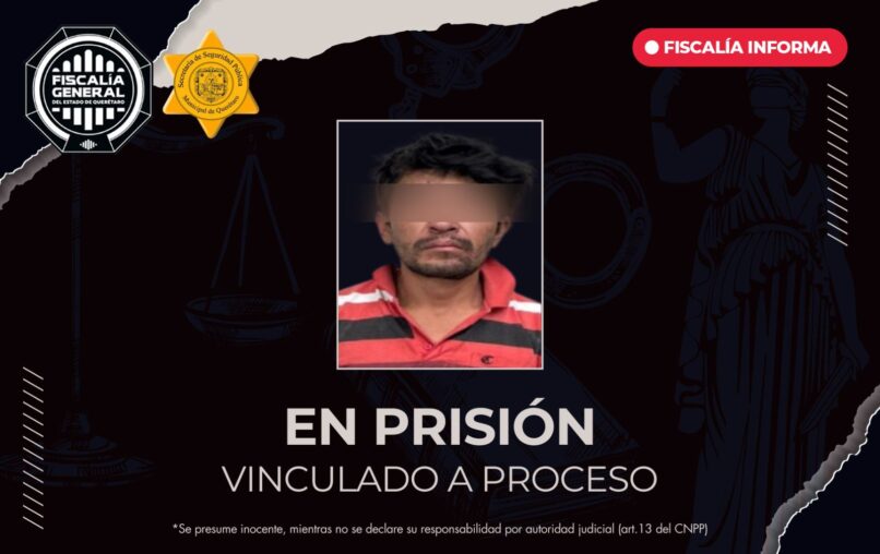 Vinculado a proceso por robo a vehículo en Querétaro