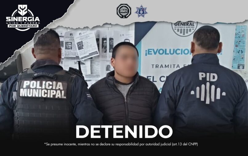 Sinergia logra detención de Osiel “N” en Colón, contaba con orden de aprehensión por robo.