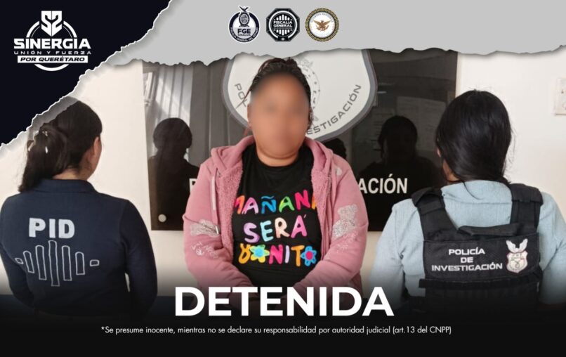 Sinergia cumplimenta orden de aprehensión por fraude genérico maquinado; la imputada fue ubicada en Sinaloa