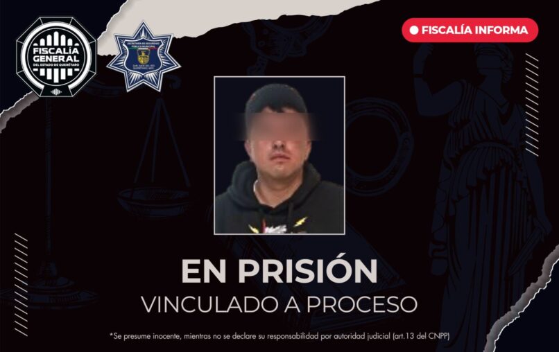 En prisión por robo cometido en San Juan del Río