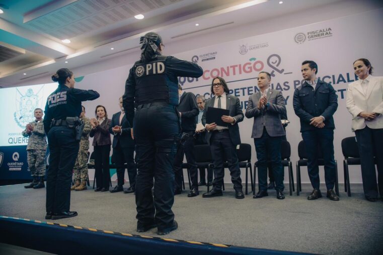 Fiscalía fortalece capacidades de investigación con certificación internacional por el Gobierno de los Estados Unidos de América, en el marco de la estrategia Sinergia por Querétaro